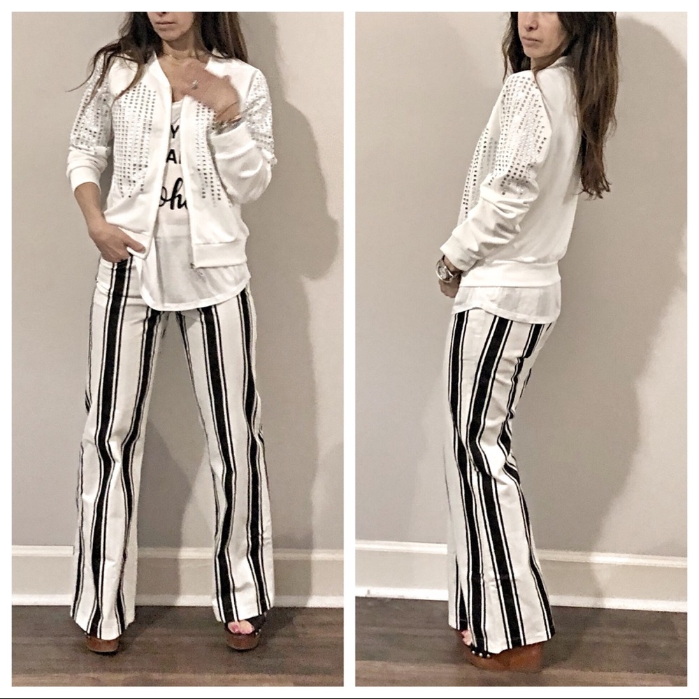✨LAST ONE SALE✨white embellished jacket - Picture 7 of 8